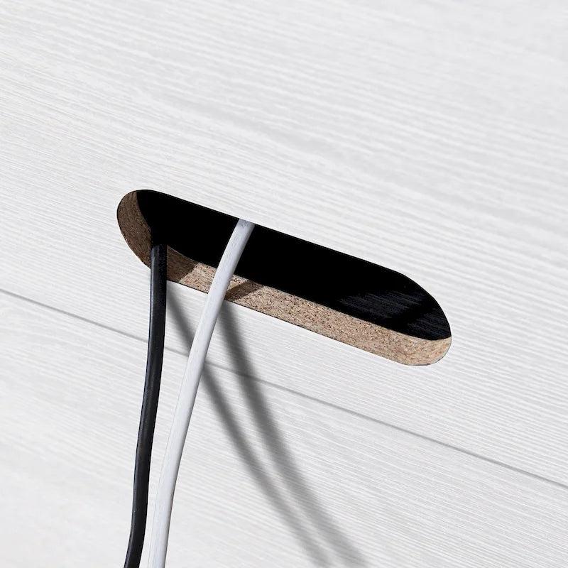 Meuble de rangement d'appoint à 2 portes avec étagère réglable – Blanc / Chêne gris antique / Grain noir / Aulne blanc, style moderne, simple