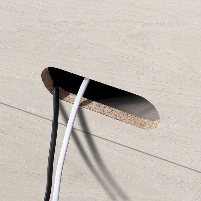 Meuble de rangement d'appoint à 2 portes avec étagère réglable – Blanc / Chêne gris antique / Grain noir / Aulne blanc, style moderne, simple