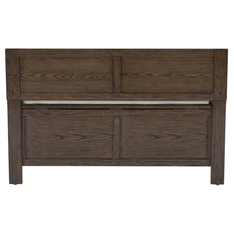 Banc de rangement d'entrée à couvercle rabattable avec coussin – Noir (similicuir) / Marron / Gris / Blanc fumé (lin), style cottage, individuel