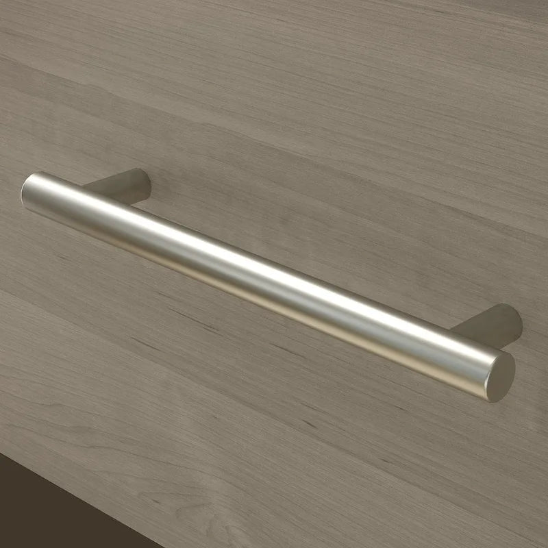 Table de chevet avec tiroir et 2 étagères – Gris cendré / Noyer frais / Gris platine / Gris orage, Style transitoire, Simple