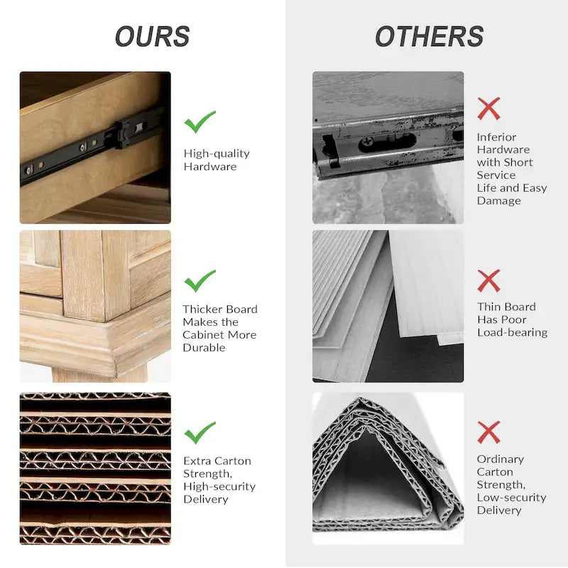 Table de chevet rustique à 3 tiroirs avec station de charge intégrée et étagère coulissante – Blanc / Chêne clair / Noyer / Noir, style rustique, simple