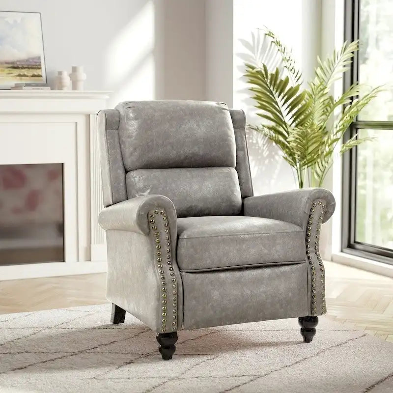 Modern Padded Seat Recliner Chair with PU Leather