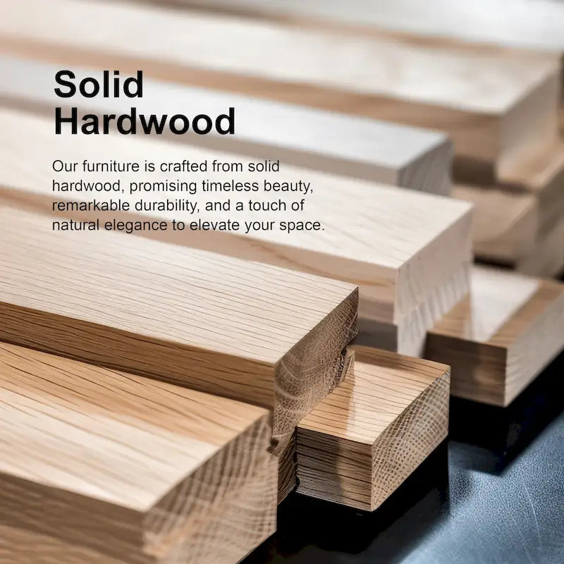 Table de chevet à 2 tiroirs de style scandinave – Noyer, style scandinave, unité simple