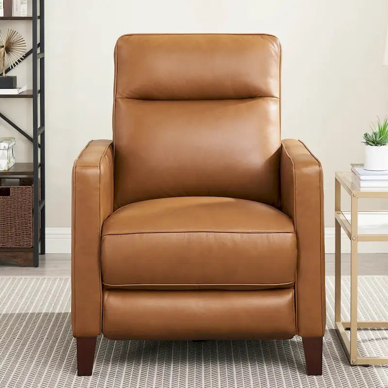 Fauteuil inclinable électrique zéro gravité avec appui-tête motorisé et port USB – Acier / Béton / Vanille / Gris Nuit / Quartz / Cognac, Style contemporain, Simple
